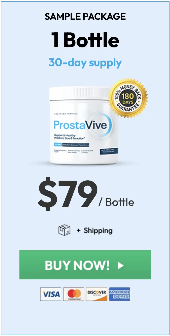 Prostavive one bottle